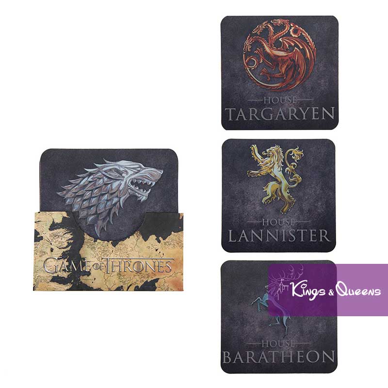 Onderzetters Game of Thrones Westeros