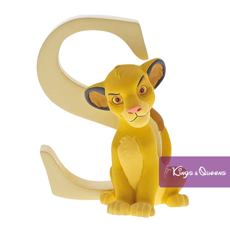 Disney Figur Enesco Enchanting Alphabet Buchstabe S Simba König der Löwen 