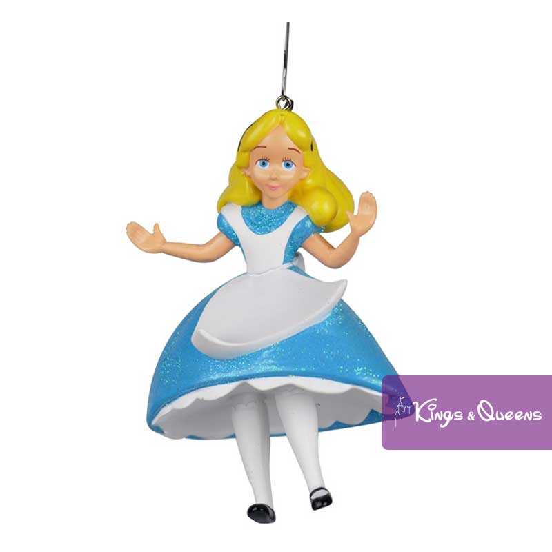 Christmas Hanging Ornament 3D Alice in Wonderland from the Kurt S. Adler  collection