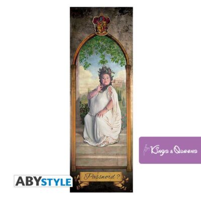 Deurposter Harry Potter van The Fat Lady de toegangsdeur tot Gryffindor