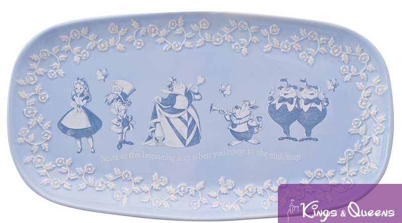 Serving Plate Alice in Wonderland Disney