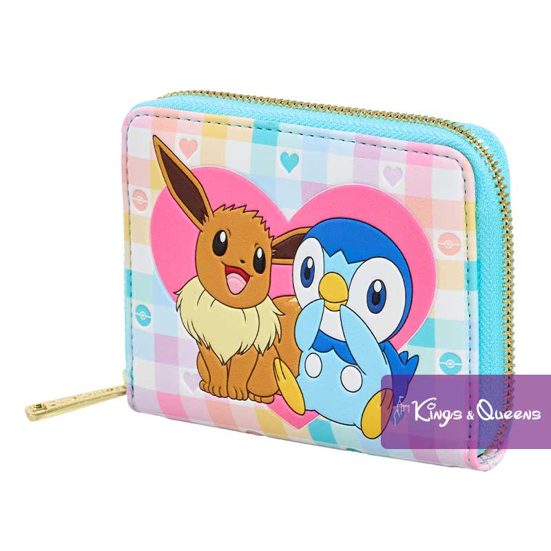 Loungefly Wallet Pokemon Piplup and Eevee