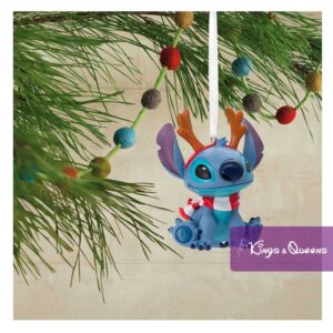 Stitch Reindeer Hanging Ornament Christmas Tree Disney