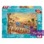 Puzzle Disney Thomas Kinkade Aladdin Jasmine Magic Carpet Genie