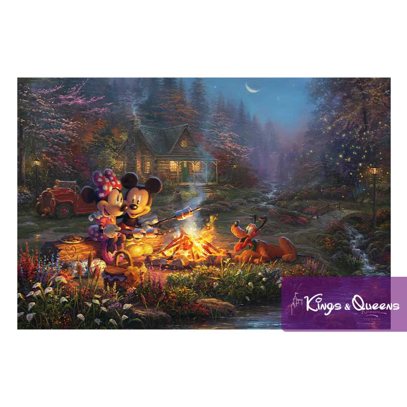 Puzzle Disney Thomas Kinkade Mickey Minnie Pluto