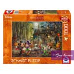 Puzzle Disney Thomas Kinkade Mickey Minnie Halloween Huey Dewey Louie