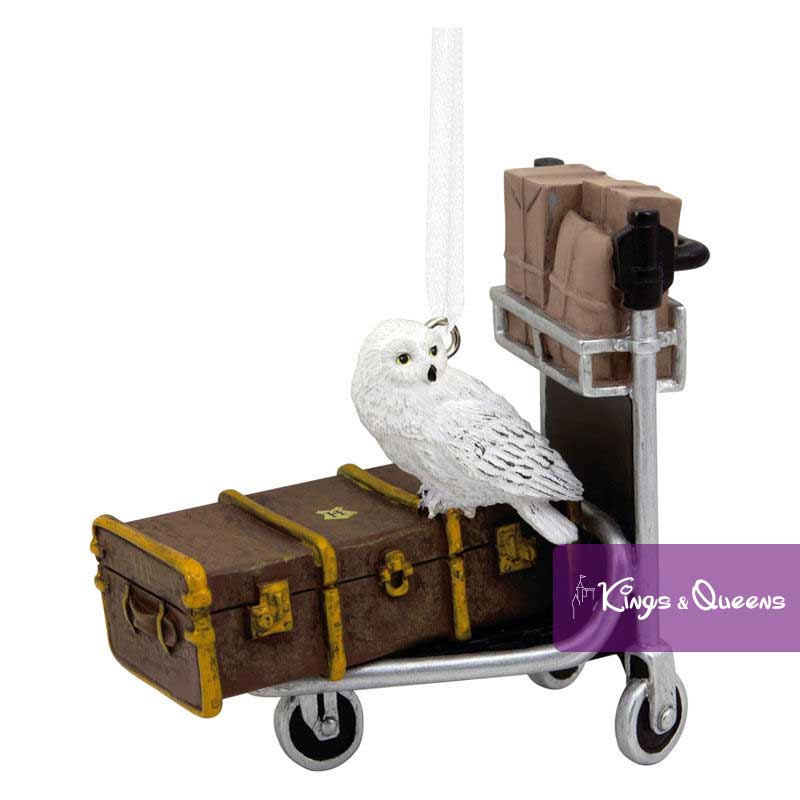 Harry Potter Trolley Ornament Hedwig Luggage