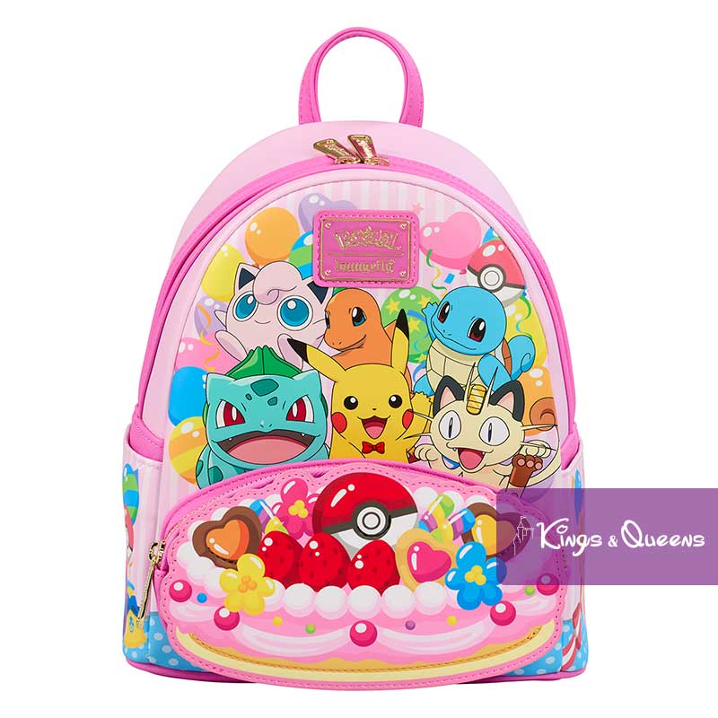 Loungefly Backpack Pokémon Party Pikachu Squirtle Bulbasaur Charmander