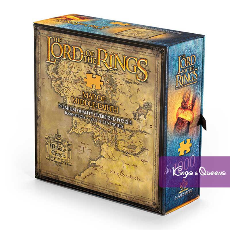 Puzzle Lord of the Rings Middle Earth Map