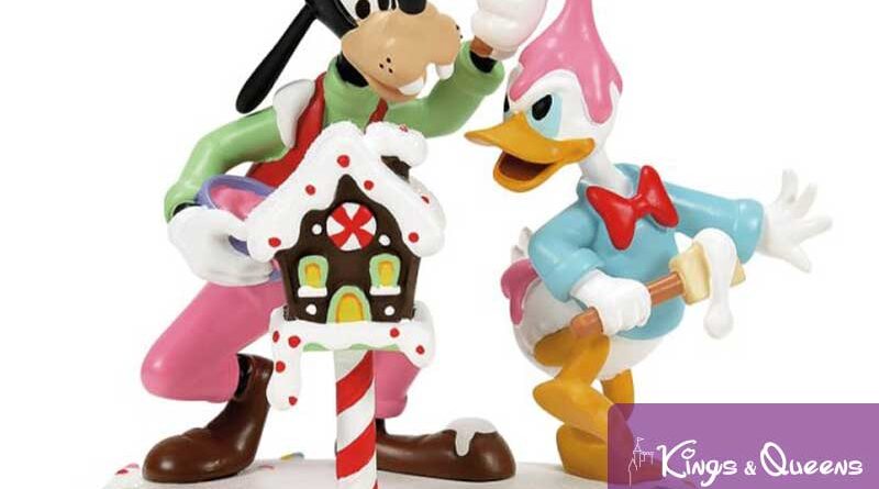 Goofy & Donald Make a Mess Disney Village Christmas Department 56
