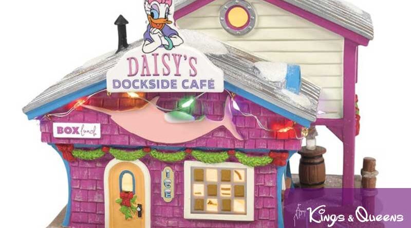 Daisy's Dockside Cafe Disney Christmas Village House Department 56