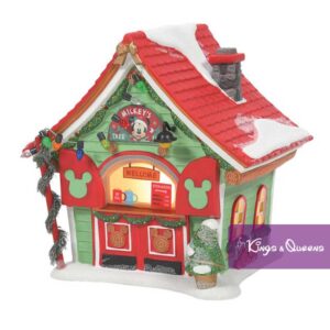 Mickey's Tree Lot Disney Christmas Village House Department 56
