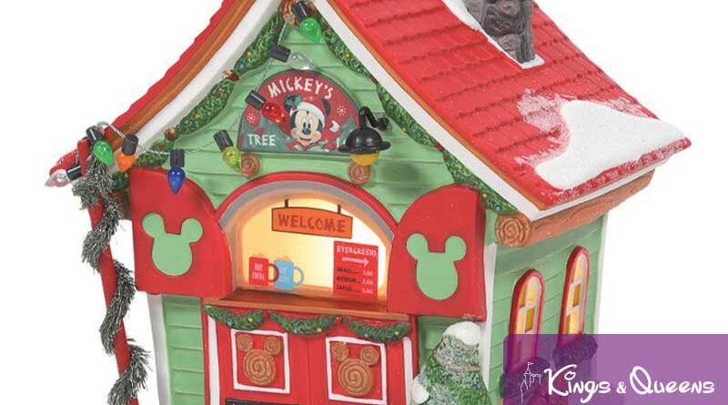 Mickey's Tree Lot Disney Christmas Village House Department 56