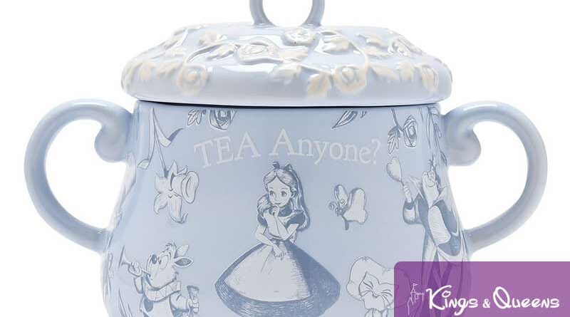 Tea Caddy Sugar Bowl Alice in Wonderland Disney
