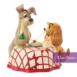 Lady Tramp Table Spaghetti Disney Traditions Jim Shore Figurine Dinner For Two