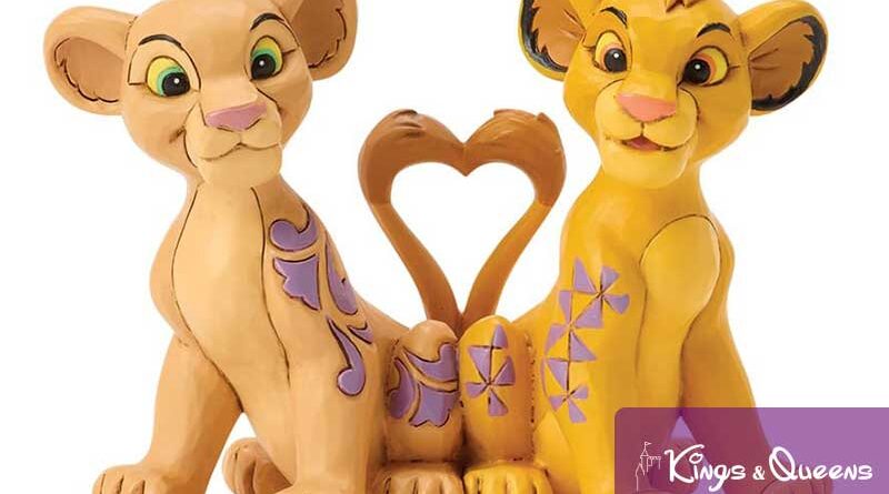 Simba Nala Heart Tail Lion King Disney Traditions Jim Shore Figurine