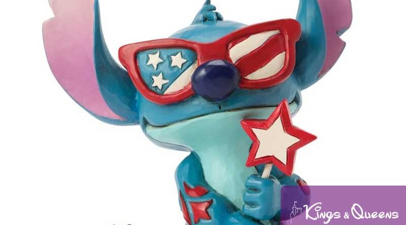 Stitch Patriotic Disney Traditions Jim Shore Figurine