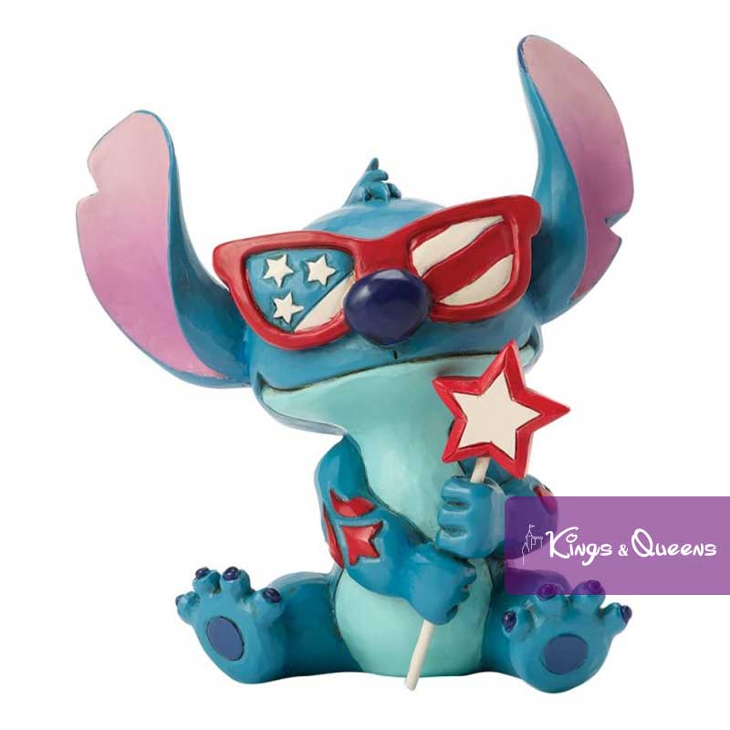 Stitch Patriotic Disney Traditions Jim Shore Figurine