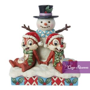Snow Much Fun Chip Dale Disney Traditions Jim Shore Christmas Snow Man