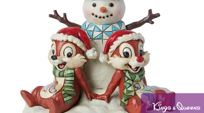 Snow Much Fun Chip Dale Disney Traditions Jim Shore Christmas Snow Man