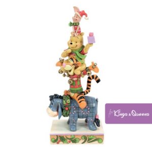 Friendship & Festivities Disney Traditions Jim Shore Winnie Pooh Eeyore Tigger Piglet Christmas Figurine
