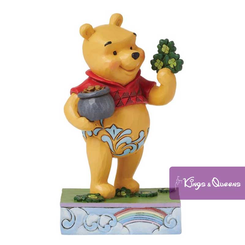 Lucky Ol'Bear Disney Traditions Jim Shore Winnie Pooh Figurine