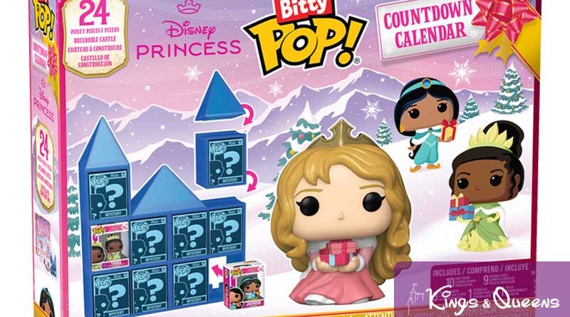 Disney Funko Advent Countdown Calendar Princess Tiana Aurora Jasmine Ariel