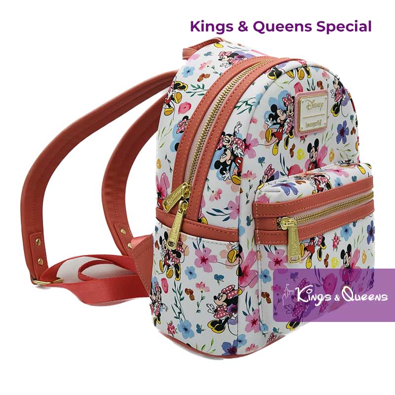 Loungefly Backpack Mickey & Minnie Floral Disney