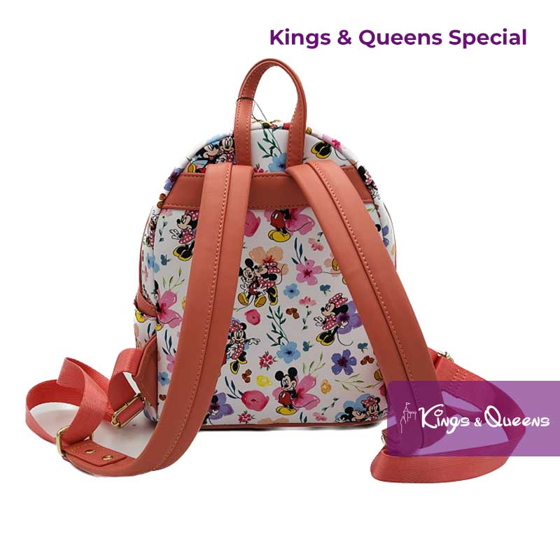 Loungefly Backpack Mickey & Minnie Floral Disney