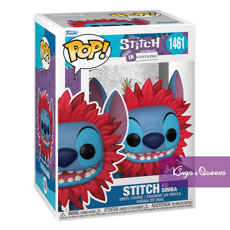 Funko Stitch Simba Costume Disney Lion King