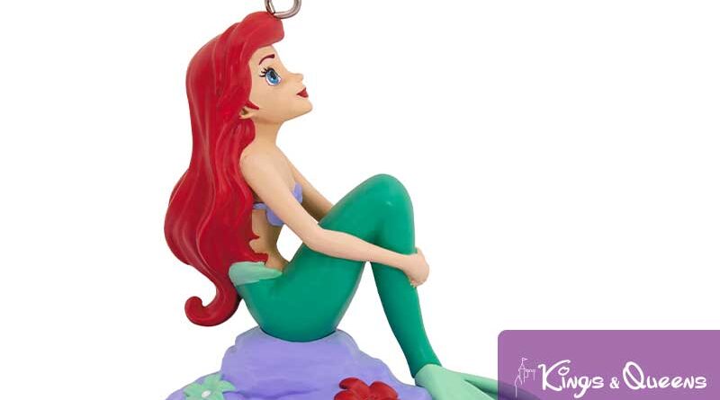 Disney Christmas Tree Hanging Ornament Ariel Little Mermaid Rock
