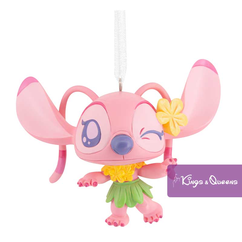 Disney Christmas Tree Hanging Ornament Stitch Angel Hallmark