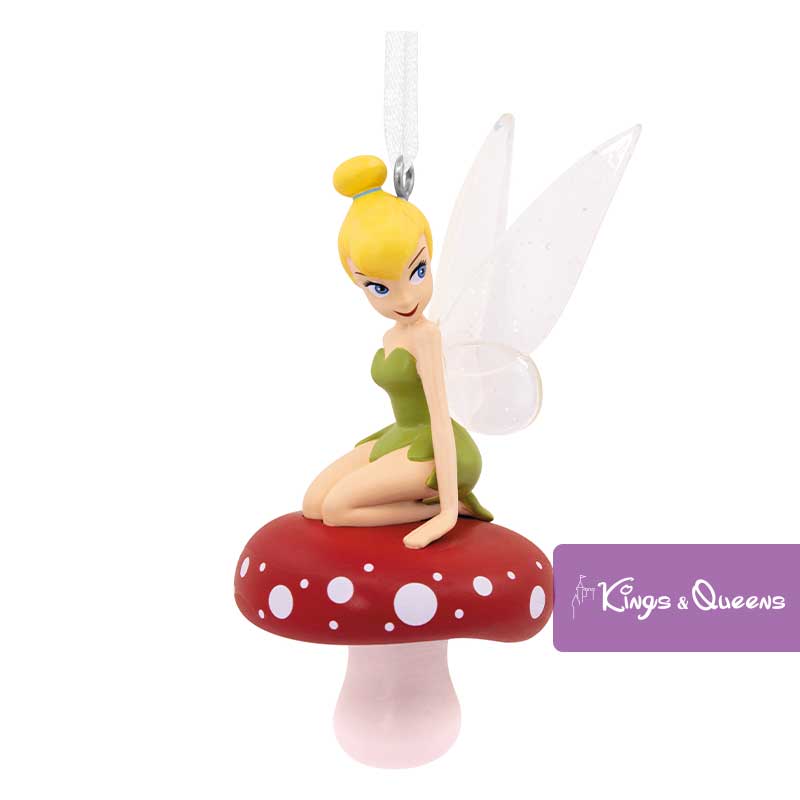 Disney Christmas Tree Hanging Ornament Tinker Bell Mushroom Hallmark