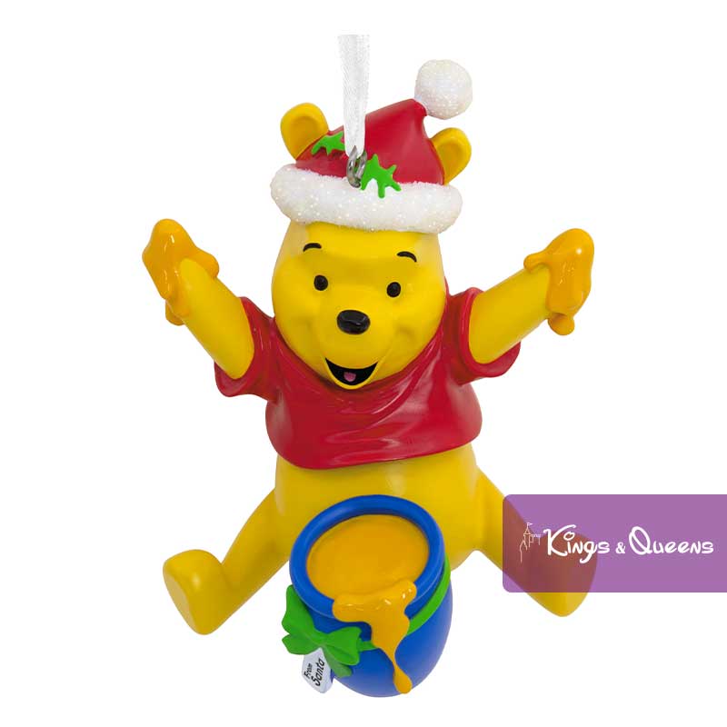 Disney Christmas Tree Hanging Ornament Winnie the Pooh Hallmark Honey Pot