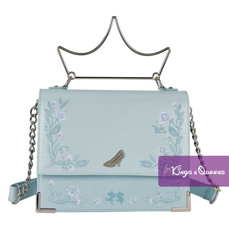 Disney Loungefly Crossbody Bag Cinderella Crown Tiara