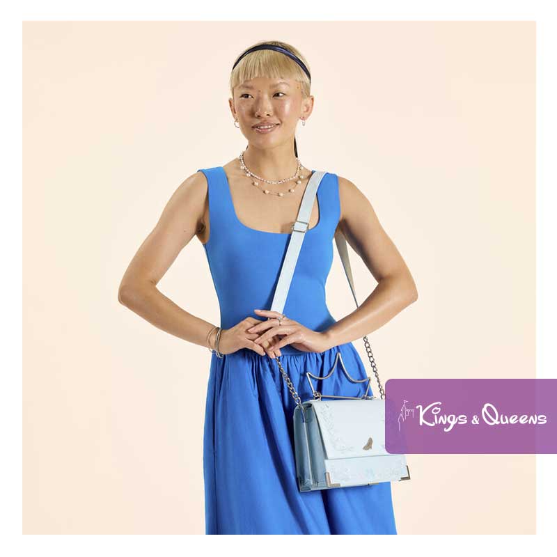 Disney Loungefly Crossbody Bag Cinderella Crown Tiara