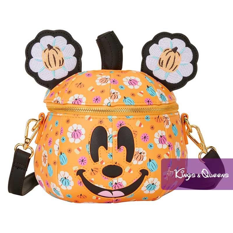 Loungefly Crossbody Bag Minnie Mouse Pumpkin Candy Corn Disney Halloween