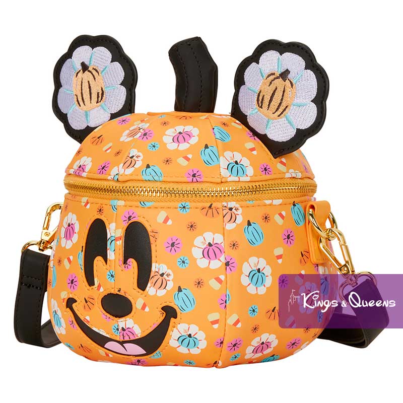 Loungefly Crossbody Bag Minnie Mouse Pumpkin Candy Corn Disney Halloween