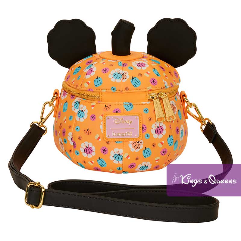 Loungefly Crossbody Bag Minnie Mouse Pumpkin Candy Corn Disney Halloween