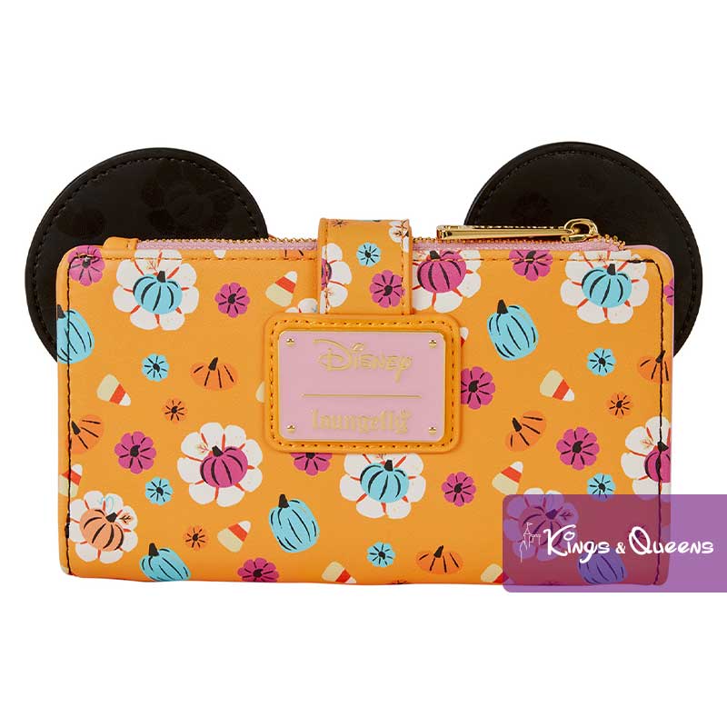 Loungefly Wallet Minnie Mouse Pumpkin Candy Corn Disney Halloween