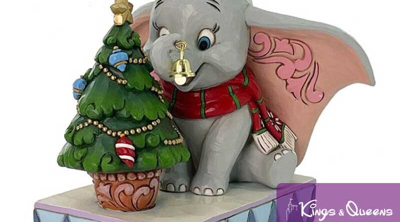 Merry Moments Dumbo Christmas Figurine Disney Traditions Jim Shore Elephant