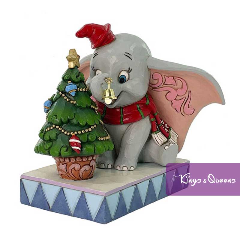 Merry Moments Dumbo Christmas Figurine Disney Traditions Jim Shore Elephant