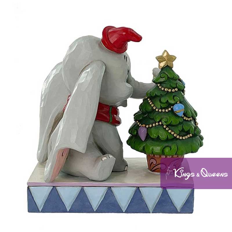 Merry Moments Dumbo Christmas Figurine Disney Traditions Jim Shore Elephant