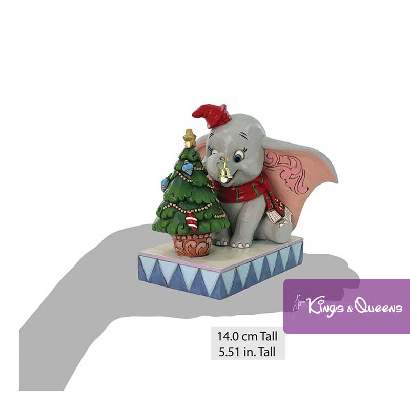 Merry Moments Dumbo Christmas Figurine Disney Traditions Jim Shore Elephant