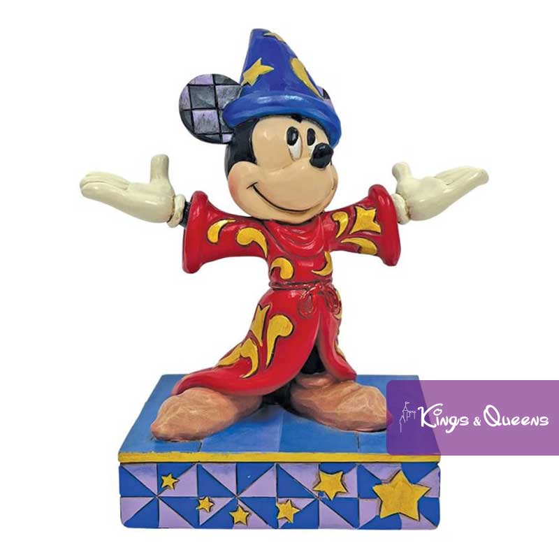 Magical Moment Sorcerer Mickey Fantasia Apprentice Disney Traditions Jim Shore