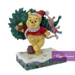 A Tree for Two Winnie Pooh Piglet Christmas Tree Figurine Disney Traditions Jim Shore