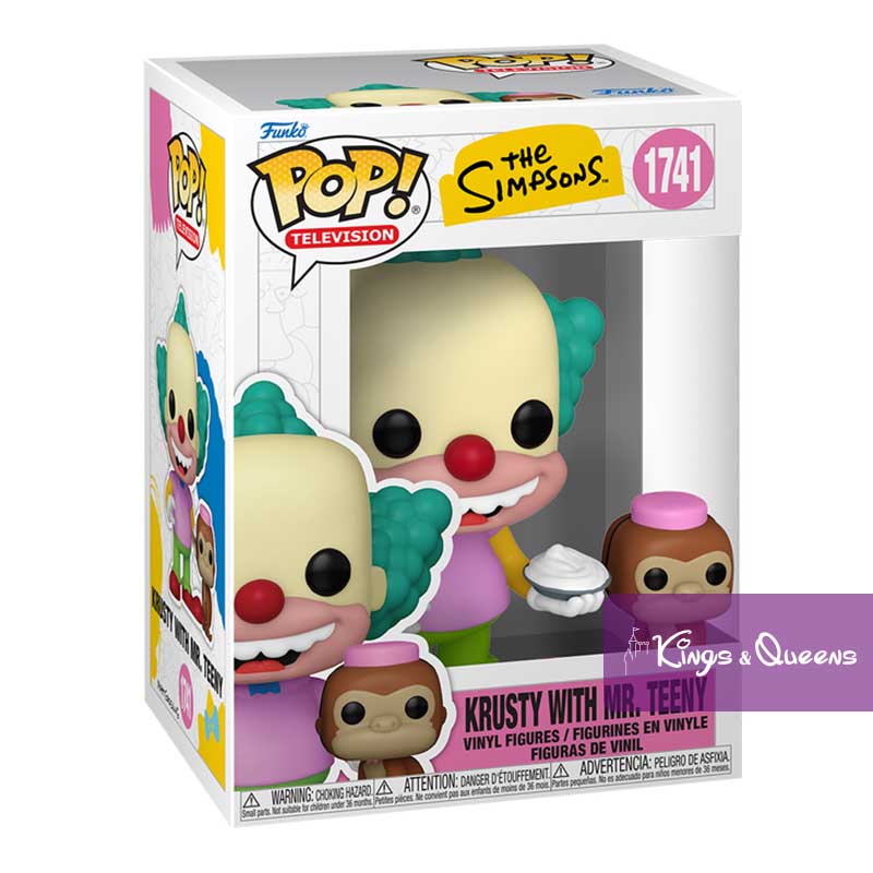Funko Pop Simpsons Krusty Clown Teeny Monkey