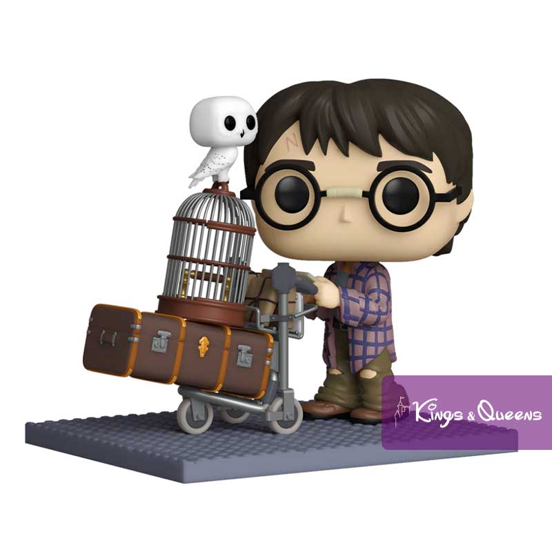 Funko Harry Potter Pushing Trolley Luggage Hedwig Cage