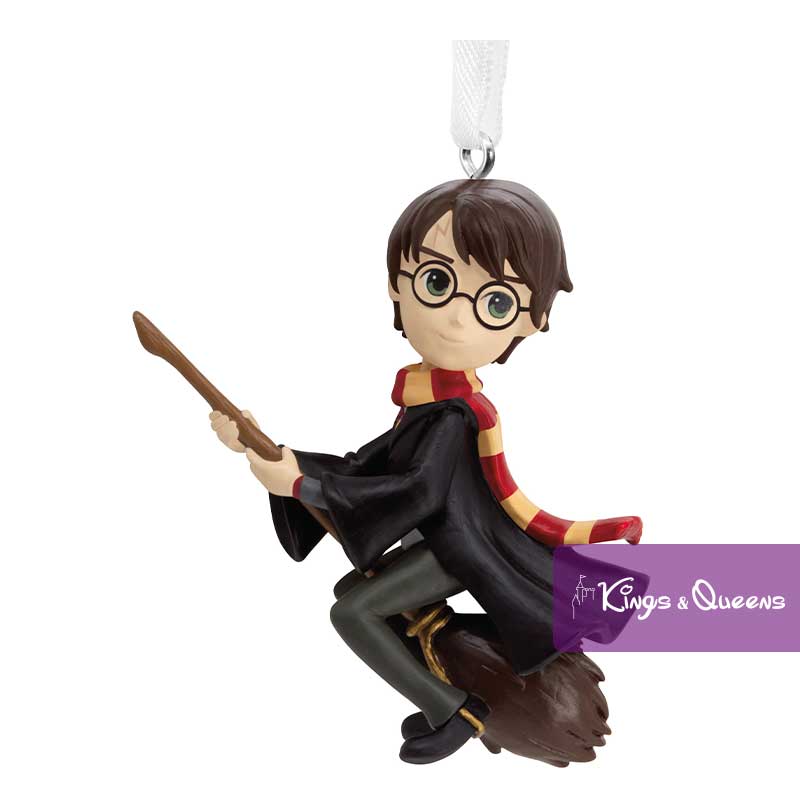 Harry Potter Christmas Tree Hanging Ornament Broom Hallmark