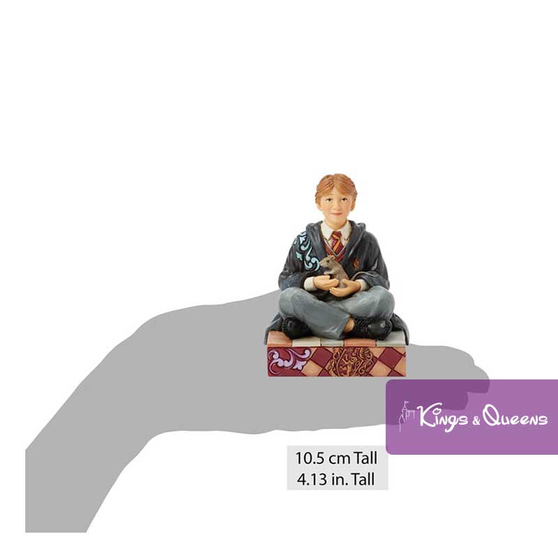 Harry Potter Jim Shore Figurine Ron Weasley Scabbers Rat Wizarding Whiskers